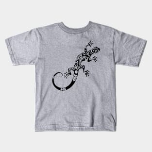 Tribal Lizard Art Kids T-Shirt